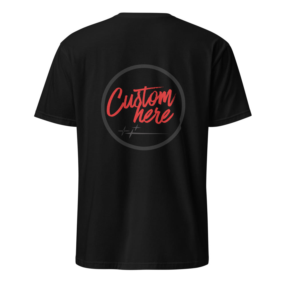Customizable unisex T-shirt