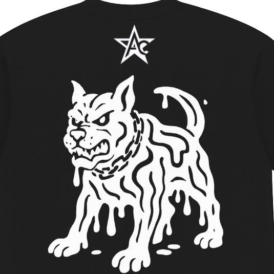 T-shirt oversize "PSYCHEDELIC DOG"